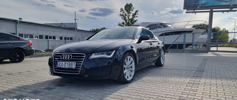 Audi A7 cena 95000 przebieg: 94000, rok produkcji 2012 z Łódź małe 121